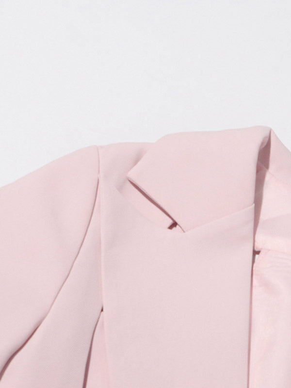 Blazer For Women Chic Cut Out Long Sleeves Outerwear