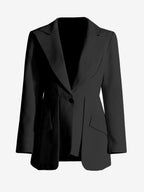 Blazer For Women Chic Cut Out Long Sleeves Outerwear