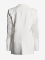 Blazer For Women V-Neck Cut Out Long Sleeves Outerwear