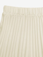 Two Piece Sets Apricot Dating Chic Jewel Neck Sleeveless Skirt Set