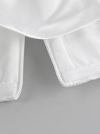 Two Piece Sets White Chic Lace Daily Casual Shaping Sleeveless Skirt Set