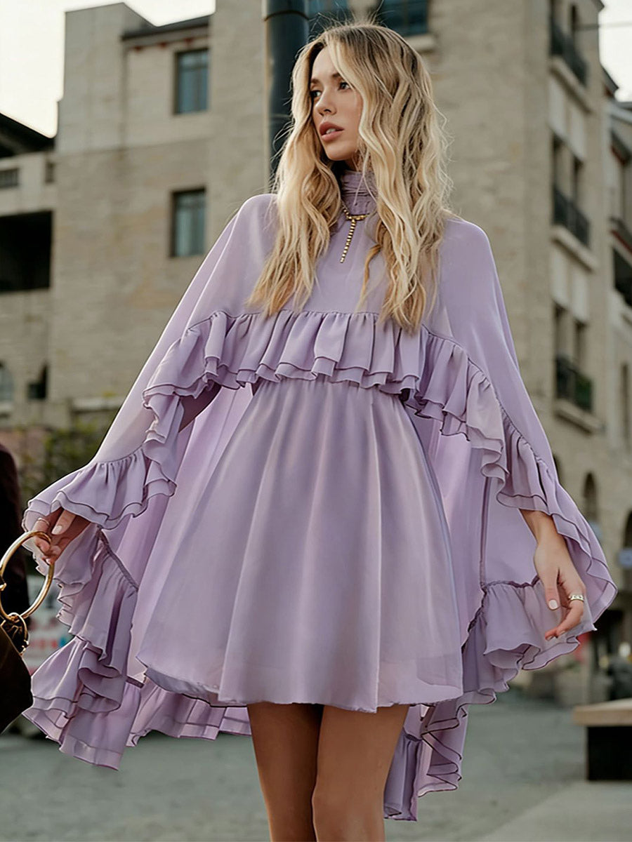 Two Piece Sets Rose Casual Ruffles Daily Casual Skirt Set