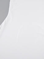 Daily Dresses Woman's Maxi White Long Sleeves Jewel Neck Natural Waist Dress