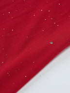 Night Out Dresses Red Sleeveless Straps Neck Asymmetrical Summer Dress