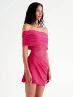 Party Dress Dresses Mini Green Strapless Pleated Sleeveless Semi Formal Dress