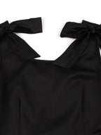 Vintage 1950s Swing Cocktail Dress Women Sleeveless Retro Dress