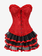Night Out Dresses Corsets Burgundy Sleeveless Strapless Backless Summer Dress