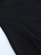 Date Night Dresses Maxi Backless Lace Up Sleeveless Halter Elegant Black Dress