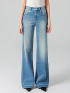 Jeans Women's Bottoms Modern Jeans Elegant Raised Waist Denim