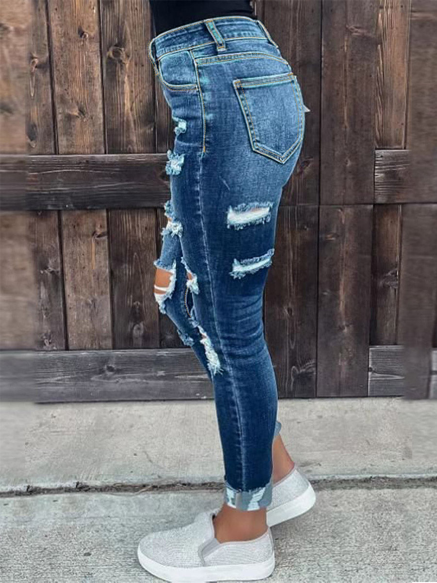 Jeans Women's Bottoms Charming Casual Street Wear Jeans
