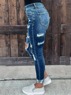 Jeans Women's Bottoms Charming Casual Street Wear Jeans