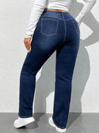 Jeans Women's Bottoms Modern Casual Denim Daily Casual Jeans