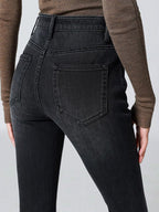 Jeans Women's Bottoms Flared Modern Casual Jeans