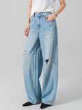 Jeans Women's Bottoms Sexy Casual Raised Waist Jeans