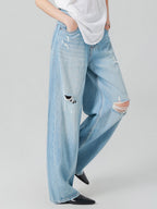 Jeans Women's Bottoms Sexy Casual Raised Waist Jeans