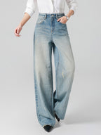 Jeans Women's Bottoms Wide Elegant Jeans