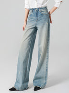 Jeans Women's Bottoms Wide Elegant Jeans
