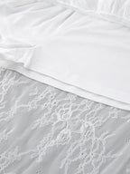 Skirts White Lace Elegant Irregular Knee Length Women's Bottoms