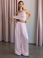 Pants Apricot Raised Waist Trousers