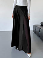 Pants Black Raised Waist Trousers