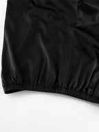 Pants Black Raised Waist Trousers