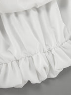 Skirts White Chiffon Elegant Mini Women's Bottoms