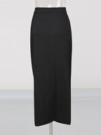 Skirts Khaki Elegant Clothes Spring Long Women's Bottoms