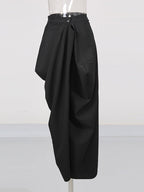 Skirts Khaki Elegant Clothes Spring Long Women's Bottoms