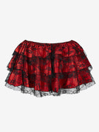 Skirts Green Layered Chic Fall Mini Women's Bottoms