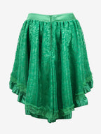 Skirts Black Tulle Raised Waist Sexy Irregular Mini Women's Bottoms