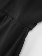 Party Dresses Black Rivet Trim Halter Open Back Bodycon Mini Dress Nightclub Party Outfit