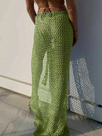 Skirts White Sexy Fishnet Summer Long Women's Bottoms