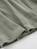 Stretch Faux Suede High Waist Bodycon Mermaid Maxi Skirt