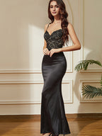Night Out Dresses Black Sleeveless Straps Neck Summer Dress