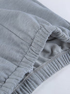 Tracksuit Set Hooded Crop Top Wide Leg Pants Soft Loungewear Women Tracksuit Set