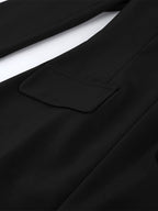 Party Dresses V Neck Button Pocket Slim Fit Elegant Evening Mini Dress