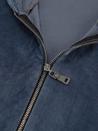 Tracksuit Short Set Velvet Hoodie Drawstring Shorts Casual Loungewear Tracksuit Short Set