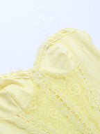 Party Dresses Yellow Strapless Lace Corset Maxi Dress Sweetheart Bustier Bodycon Mermaid Evening Gown