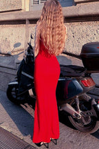 High Waist Casual Slip Dress