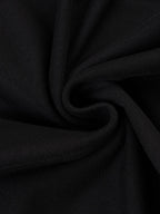 Black Leopard Print Color-blocked Mesh A-line Camisole