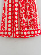 Printed Vacation Camisoles Maxi Dresses