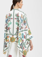 Stand-up Collar Irregular Top And Trousers Two-piece Set