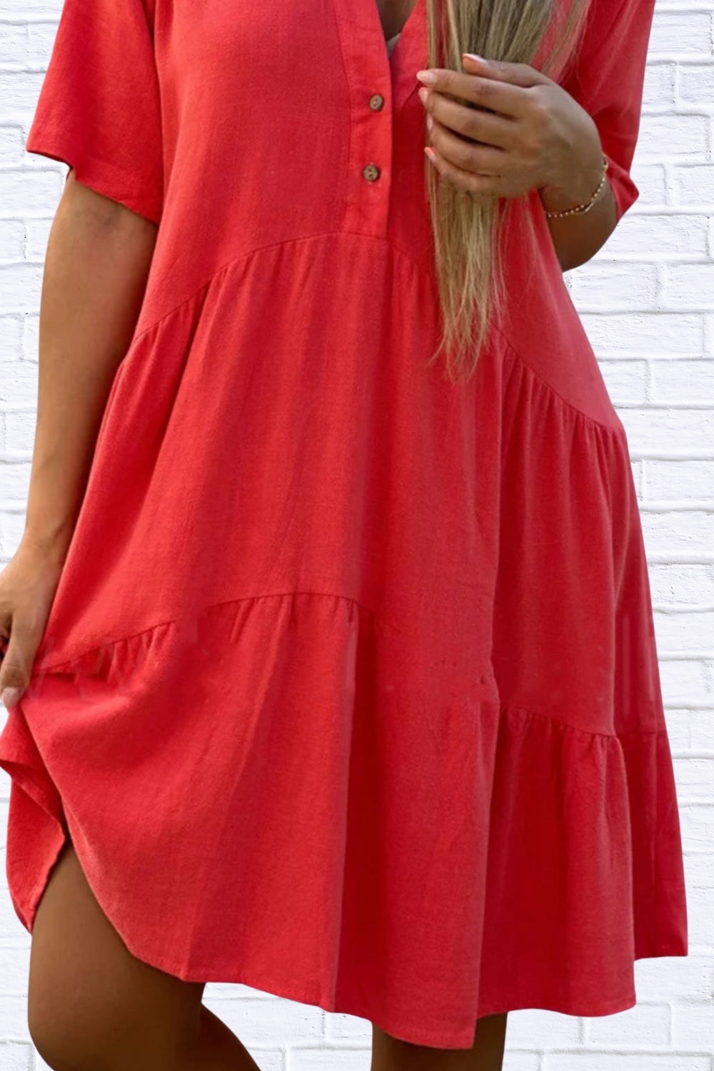 Plus Size Tiered Mini Dress | Ruffle Hem Women__ Style