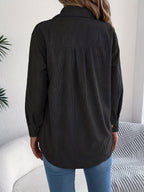 Loose-fitting Solid Color Women's Casual Shirt