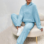 | Women's Hooded Lounge Set in Spring Fabric