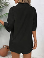 Short-sleeved Wide-leg Jumpsuit