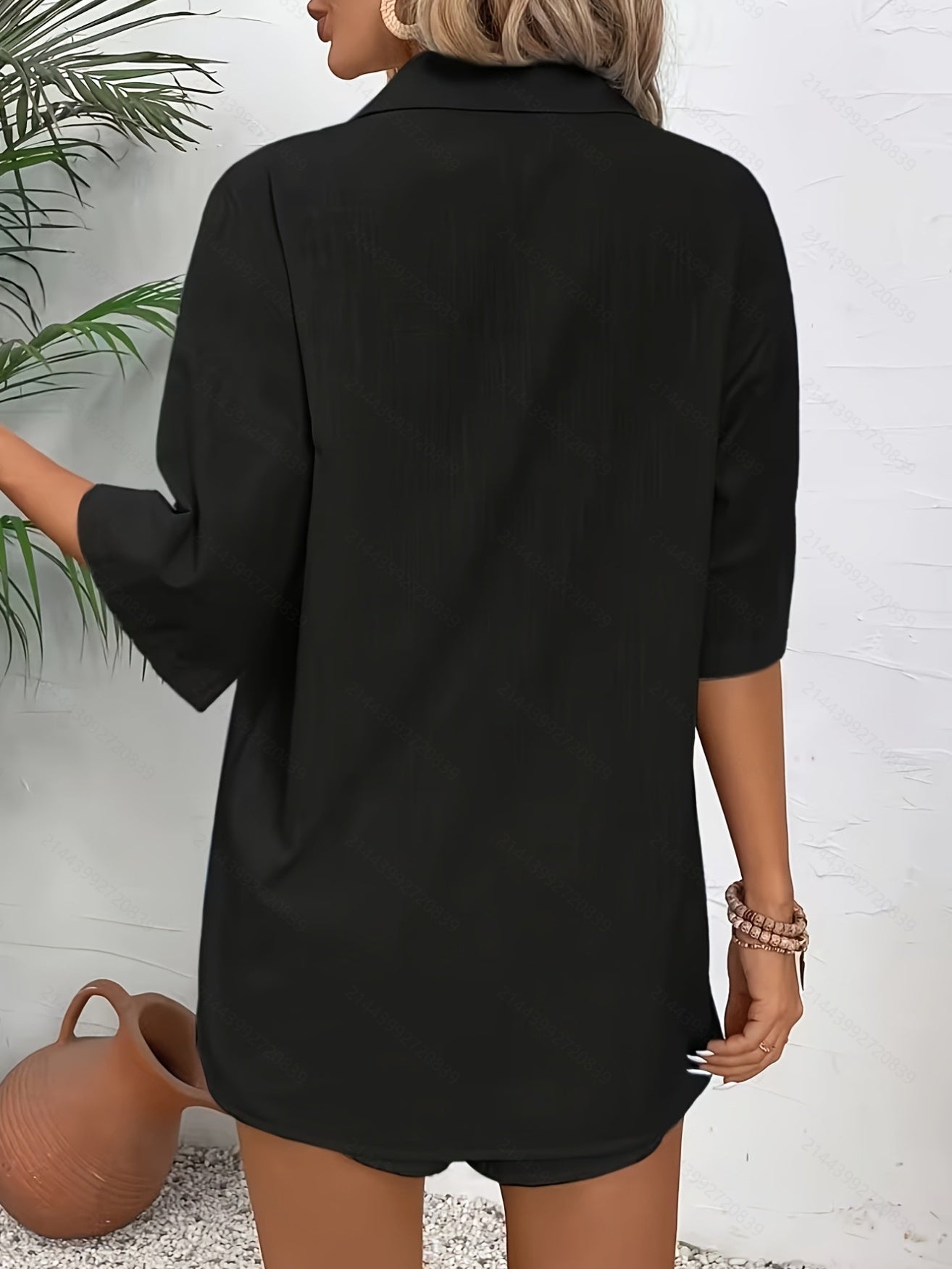 Short-sleeved Wide-leg Jumpsuit