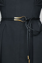 Simple and Versatile Leather Waist Rope