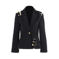 Long Sleeves Black Blazer
