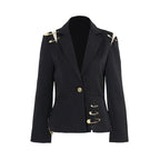 Long Sleeves Black Blazer